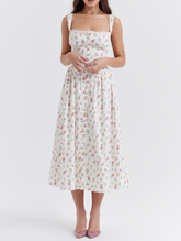 Vestido Floral con Bolsillos