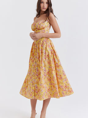 Vestido Floral con Bolsillos